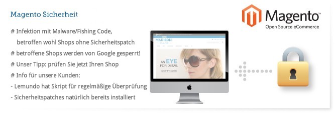 Magento Shop absichern Sicherheit