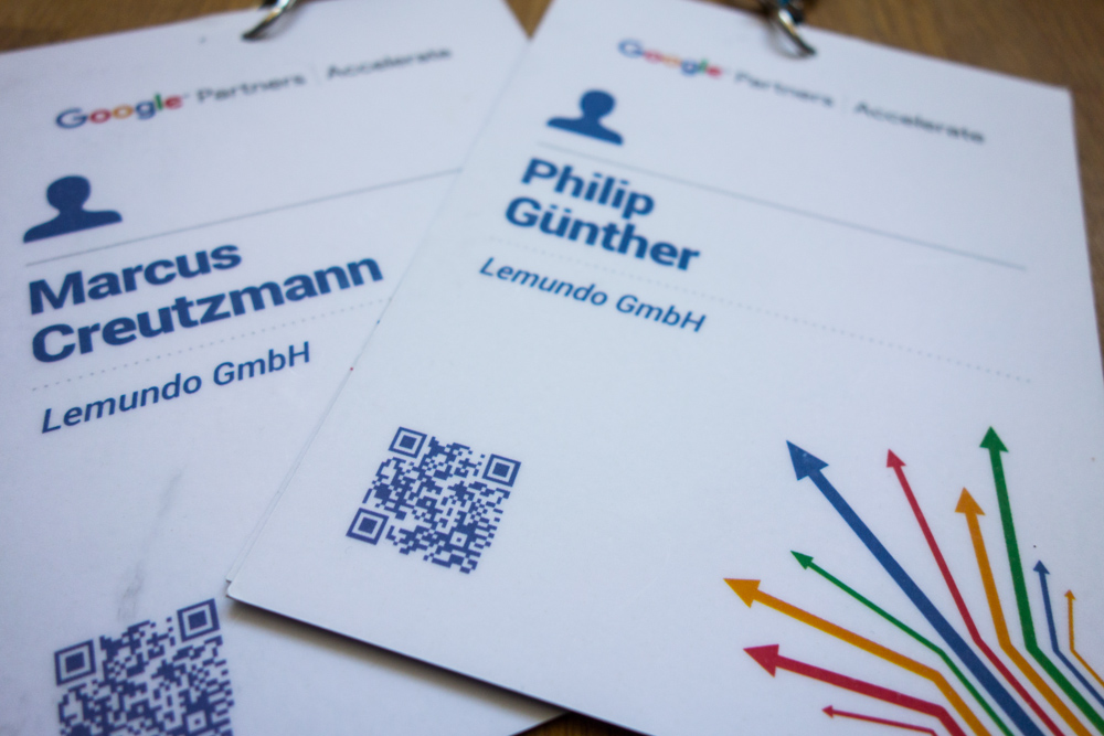 Google Partners Accelerate - Philip und Marcus