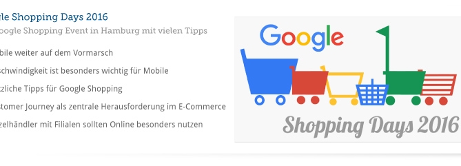 Google Shopping Days 2016