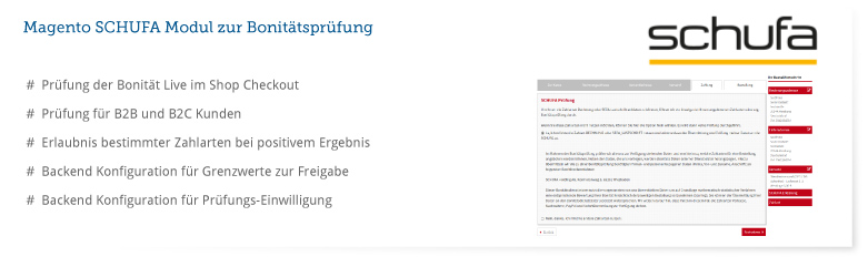 Magento Schufa Modul Bonitaetspruefung