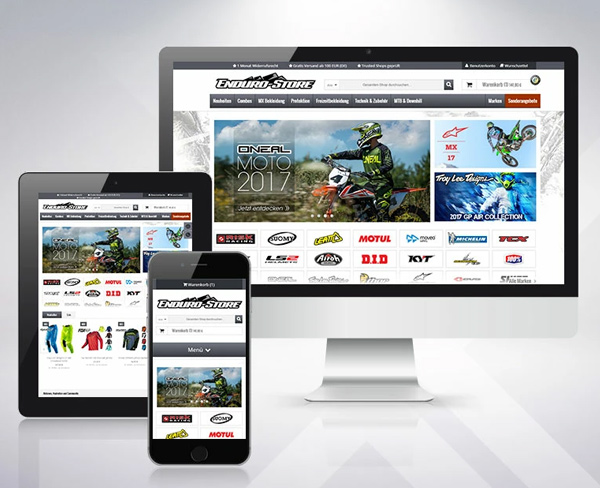 b2c shop magento enduro referenz