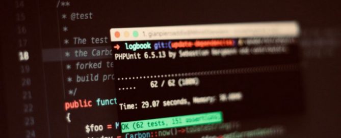 Monitor mit Code
