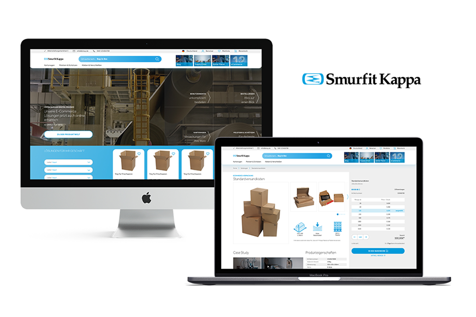 Smurfit Kappa Adobe Commerce Plattform B2B Industrie Referenz