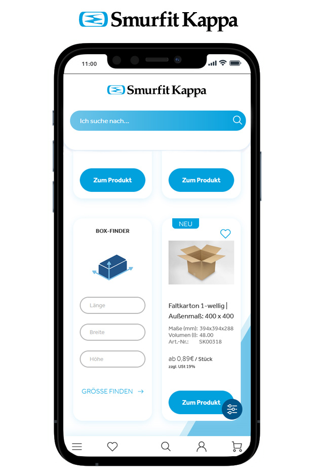 Smurfit Kappa: B2B Online Shop, Headless Adobe Commerce & PWA