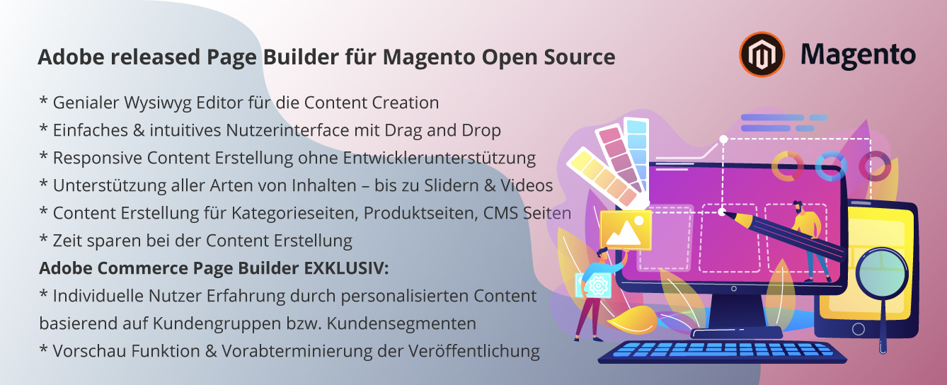 magento page builder cms content editor free magento open source