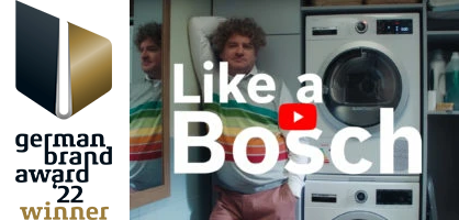 youtube marketing success story brand building Bosch BSH German Brand Award