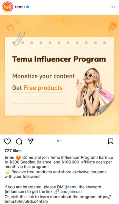 Influencer-Marketingprogramm